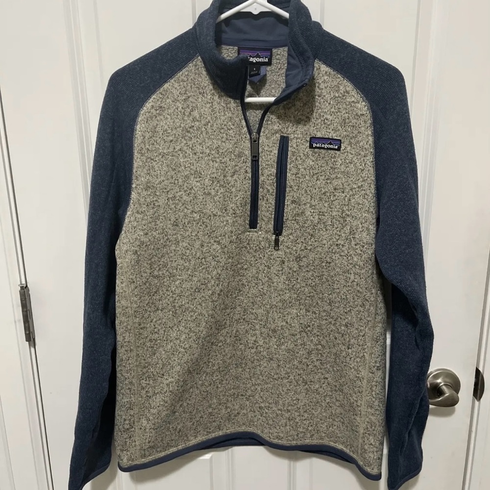 Patagonia Better Sweater, Grey/Blue, Small